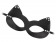Пикантная черная маска  Кошка  с заклепками - Штучки-дрючки - купить с доставкой в Новосибирске