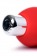 Красный вибростимулятор простаты  Штучки-дрючки  - 12,5 см. - Штучки-дрючки - в Новосибирске купить с доставкой