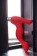 Красный вибростимулятор простаты  Штучки-дрючки  - 12,5 см. - Штучки-дрючки - в Новосибирске купить с доставкой