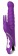 Фиолетовый вибратор-кролик Ripple Rabbit - 23,5 см. - Chisa