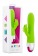 Лаймовый вибратор-кролик Brilliant - 19,5 см. - Blush Novelties