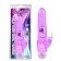 Фиолетовый вибратор Glitters Dual Teaser - 23 см. - Chisa