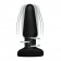 Черная анальная пробка Slim R Smooth Rimming Plug with Remote - 14 см. - XR Brands