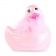 Розовый вибратор-уточка I Rub My Duckie 2.0 Paris - Big Teaze Toys - купить с доставкой в Новосибирске