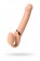 Телесный безремневой вибрострапон Vibrating Bendable Strap-On L - Strap-on-me - купить с доставкой в Новосибирске