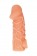 Телесная закрытая насадка с венками Cock Sleeve Size S - 13,8 см. - KOKOS - в Новосибирске купить с доставкой Телесная закрытая насадка с венками Cock Sleeve Size S - 13,8 см. - KOKOS - в Новосибирске купить с доставкой