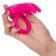 Розовое перезаряжаемое кольцо Silicone Rechargeable Triple Clit Flicker - California Exotic Novelties - в Новосибирске купить с доставкой