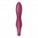 Малиновый вибромассажер для стимуляции G-точки Heated Thrill - 20,6 см. - Satisfyer
