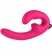 Розовый страпон с вибрацией Sharevibe - 22 см. - Fun Factory - купить с доставкой в Новосибирске