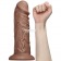 Коричневый фаллоимитатор Cubby dildo - 26,6 см. - Lovetoy