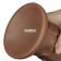 Коричневый фаллоимитатор Cubby dildo - 26,6 см. - Lovetoy