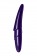 Фиолетовый стимулятор клитора с ротацией Zumio X - Zumio