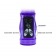 Фиолетовый вибратор-ротатор с клиторальным отростком - 21 см. - Baile