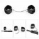 БДСМ-набор Deluxe Bondage Kit: маска, вибратор, наручники, плётка - Lovetoy - купить с доставкой в Новосибирске