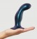Темно-синяя насадка Strap-On-Me Dildo Plug Snaky size M - Strap-on-me - купить с доставкой в Новосибирске