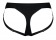 Черные трусики для насадок Heroine Lingerie Harness - size M - Strap-on-me - купить с доставкой в Новосибирске