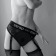 Черные трусики для насадок Diva Lingerie Harness - size M - Strap-on-me - купить с доставкой в Новосибирске