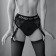Черные трусики для насадок Diva Lingerie Harness - size M - Strap-on-me - купить с доставкой в Новосибирске