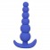 Синяя анальная пробка Cheeky X-6 Beads - 12,75 см. - California Exotic Novelties