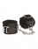 Чёрные наручники с меховой изнанкой CUMFY CUFFS - Pipedream - купить с доставкой в Новосибирске