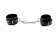 Черные кожаные наручники с заклепками - Shots Media BV - купить с доставкой в Новосибирске