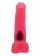 Нежно-розовая гелевая насадка в форме фаллоса с мошонкой - 18,5 см. - LOVETOY (А-Полимер) - купить с доставкой в Новосибирске