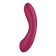 Малиновый вибромассажер с вакуумной стимуляцией Curvy Trinity 1 - Satisfyer