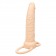 Телесная перезаряжаемая вибронасадка для двойного проникновения Rechargeable Dual Penetrator - California Exotic Novelties - купить с доставкой в Новосибирске