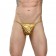 Мужские золотистые трусы-стринги - La Blinque купить с доставкой Мужские золотистые трусы-стринги - La Blinque купить с доставкой