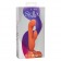 Оранжевый вибромассажер Stella Liquid Silicone Dual “G” - 17,75 см. - California Exotic Novelties