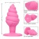 Розовая анальная пробка в виде мороженого Yum Bum Ice Cream Cone Butt Plug - 9,5 см. - California Exotic Novelties