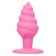 Розовая анальная пробка в виде мороженого Yum Bum Ice Cream Cone Butt Plug - 9,5 см. - California Exotic Novelties