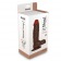 Коричневый вибратор REALISTIC VIBRATOR REAL RAPTURE BROWN - 21,5 см. - Toyz4lovers