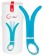 Голубой анатомический вибромассажер Fun Toys Gvibe 2 - 18 см. - Fun Toys
