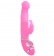 Розовый вибромассажёр типа rabbit из силикона PURRFECT SILICONE 7INCH - 18 см. - Dream Toys