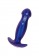 Синяя анальная вибропробка Buttocks The Wild Magn Pulse Vibrating Plug - 15 см. - Toy Joy