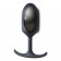 Черная анальная пробка с утяжелением Premium Silicone Weighted Anal Plug XL - 16,8 см. - XR Brands