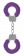 Пушистые фиолетовые наручники OUCH! Purple - Shots Media BV - купить с доставкой в Новосибирске