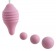 Набор для интимных тренировок Pelvix Concept: контейнер и 3 шарика - Adrien Lastic