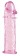 Гладкая розовая насадка с усиками под головкой - 12,5 см. - Toyfa Basic - в Новосибирске купить с доставкой