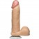Телесный фаллоимитатор The Realistic Cock 8” with Removable Vac-U-Lock Suction Cup - 22,3 см. - Doc Johnson купить с доставкой в интернет-магазине Orgasmix в Новосибирске Телесный фаллоимитатор The Realistic Cock 8” with Removable Vac-U-Lock Suction Cup - 22,3 см. - Doc Johnson