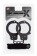 Чёрные наручники из листового металла в комплекте с веревкой BONDX METAL CUFFS LOVE ROPE SET - Dream Toys - купить с доставкой в Новосибирске