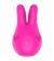 Розовый вибростимулятор NELLY с ушками - Dibe в Новосибирске Розовый вибростимулятор NELLY с ушками - Dibe