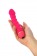 Розовый рельефный вибростимулятор точки G - 16 см. - A-toys