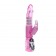 Розовый вибратор Travel Partner с вращением бусин - 26,5 см. - Baile