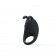 Чёрное эрекционное кольцо с вибрацией Rabbit Vibrator - Baile - в Новосибирске купить с доставкой
