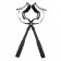 Чёрный бондажный комплект Romfun Sex Harness Bondage на сбруе - Romfun - купить с доставкой в Новосибирске Чёрный бондажный комплект Romfun Sex Harness Bondage на сбруе - Romfun - купить с доставкой в Новосибирске