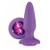 Фиолетовая анальная пробка с фиолетовым кристаллом Glams Purple Gem - 10,4 см. - NS Novelties - купить с доставкой в Новосибирске Фиолетовая анальная пробка с фиолетовым кристаллом Glams Purple Gem - 10,4 см. - NS Novelties - купить с доставкой в Новосибирске