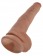 Кофейный фаллоимитатор-гигант 14  Cock with Balls - 37,5 см. - Pipedream