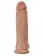 Кофейный фаллоимитатор-гигант 12  Cock with Balls - 30,5 см. - Pipedream